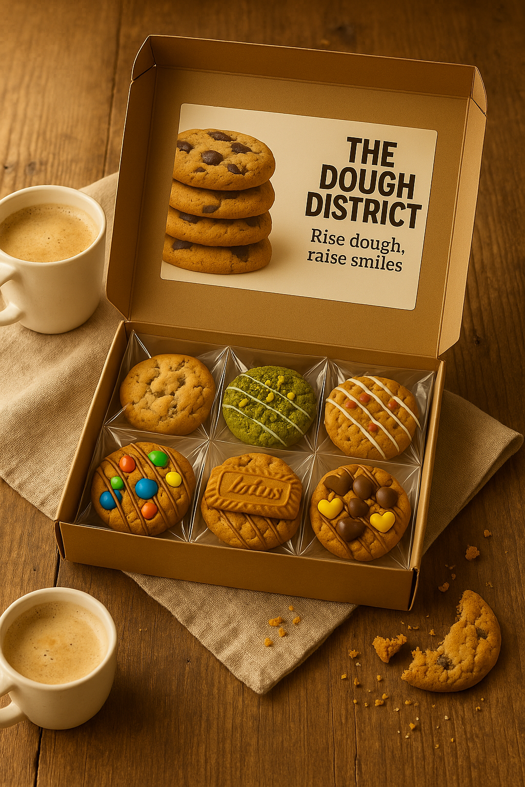 6 stuks cookie box